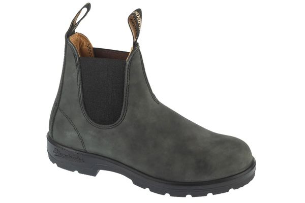 Sztyblety , Chelsea Boots. Czarne obuwie trekkingowe damskie Blundstone, z materiału, bez zapięcia. Za 939.99 zł.