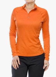 Bluza termoaktywna damska Montane Dart Zip Neck. Brązowe bluzy bez kaptura damskie Montane, l, z materiału. Za 159.49 zł.