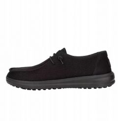HEYDUDE Damskie Mokasyny Wendy Work CE. Czarne mokasyny damskie Hey dude, z materiału. Za 239.00 zł.