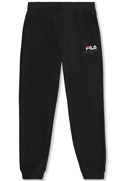 Spodnie dresowe do Fila Valsera Regular Logo. Czarne spodnie sportowe damskie Fila, l, z bawełny, do biegania. Za 180.99 zł.