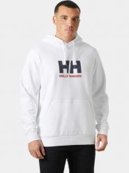 Bluza Męska Helly Hansen Hh Logo 3.0. Czarne bluzy sportowe męskie Helly Hansen, na jesień, bez wzorów, z bawełny, eleganckie, bez kołnierzyka, bez ramiączek. Za 359.00 zł.