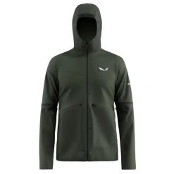 Kurtka z kapturem 2 w 1 Salewa Puez Hemp. Brązowe kurtki męskie Salewa, l, bez wzorów, z elastanu, z kapturem. Za 859.05 zł.