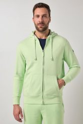 Męska Rozpinana bluza z kapturem dzianina dresowa do 8XL. Zielone bluzy z kapturem męskie JAY-PI, m, z bawełny. Za 349.99 zł.