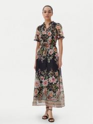 Hale Bob Sukienka letnia 4YPR654M Czarny Regular Fit. Czarne sukienki damskie Hale bob, na lato, m, bez wzorów, ze lnu, bez kołnierzyka, bez ramiączek. Za 2,399.00 zł.