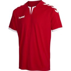 Koszulka piłkarska z krótkim rękawem męska Hummel Core SS Poly Jersey. Żółte t-shirty sportowe męskie HUMMEL, m, z jersey, bez ramiączek, do piłki nożnej. Za 37.00 zł.
