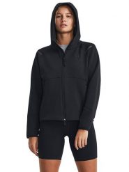 Under Armour Kurtka polarowa "Unstoppable" w kolorze czarnym rozmiar: M. Czarne kurtki damskie Under Armour, m, bez wzorów, z polaru, bez kaptura. Za 329.95 zł.