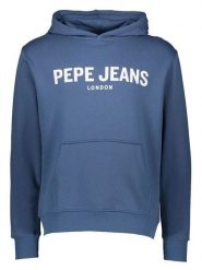 Pepe Jeans Bluza w kolorze niebieskim rozmiar: M. Niebieskie bluzy z kapturem męskie Pepe Jeans, m, z bawełny. Za 152.98 zł.