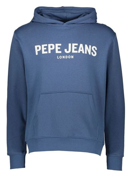 Pepe Jeans Bluza w kolorze niebieskim rozmiar: XL. Niebieskie bluzy z kapturem męskie Pepe Jeans, xl, z bawełny. Za 161.73 zł.