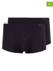 Skiny Bokserki (2 pary) w kolorze czarnym rozmiar: L. Czarne bokserki męskie Skiny, bez wzorów. Za 85.95 zł.