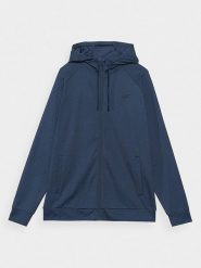 4F Kurtka sportowa w kolorze granatowym rozmiar: M. Niebieskie kurtki outdoor męskie 4f, m, bez wzorów, z materiału, bez kaptura. Za 65.85 zł.