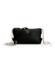 Guess Torebka w kolorze czarnym - 21 x 13 x 7 cm rozmiar: onesize. Czarne torebki klasyczne damskie Guess, z aplikacjami, z materiału, bez dodatków. Za 298.67 zł.