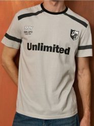 Koszulka sportowa - kremowy. Białe t-shirty sportowe męskie Sinsay, l, bez ramiączek. W wyprzedaży za 19.99 zł.