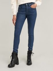 G-Star Dżinsy "Lhana" - Skinny fit - w kolorze niebieskim rozmiar: W28/L30. Niebieskie jeansy damskie G-Star. Za 193.24 zł.