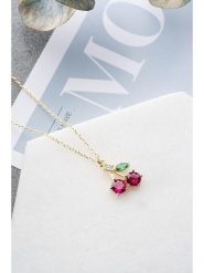 Lodie Silver Pozłacany naszyjnik z zawieszką - dł. 42 cm rozmiar: onesize. Szare naszyjniki damskie Lodie Silver, pozłacane. Za 95.99 zł.