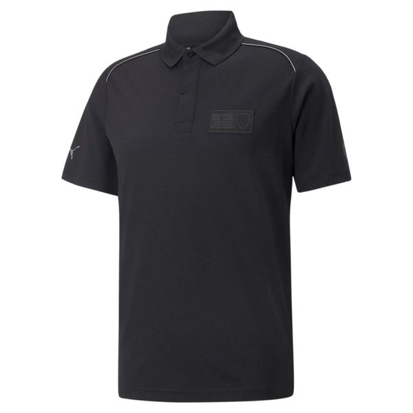 Koszulka polo męska Puma FERRARI STYLE czarna 53577501 r XL. Czarne koszulki polo męskie Puma, m, bez wzorów, bez ramiączek. Za 216.47 zł.