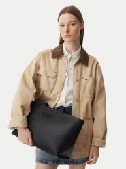 Tommy Jeans Torebka Tjw Must Tote AW0AW18772 Czarny. Czarne torebki klasyczne damskie Tommy Jeans, bez wzorów, z jeansu, bez dodatków. Za 409.99 zł.