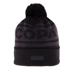 Czapka Dla Dorosłych - All Black COPA - Czarny. Czarne czapki męskie COPA FOOTBALL, bez wzorów, z dzianiny. Za 105.78 zł.