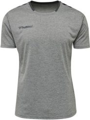 Koszulka sportowa Poliestrowa T-shirt Hummel Authentic Poly Jersey. Szare t-shirty męskie HUMMEL, m, bez wzorów, z dresówki, bez kołnierzyka. Za 59.00 zł.