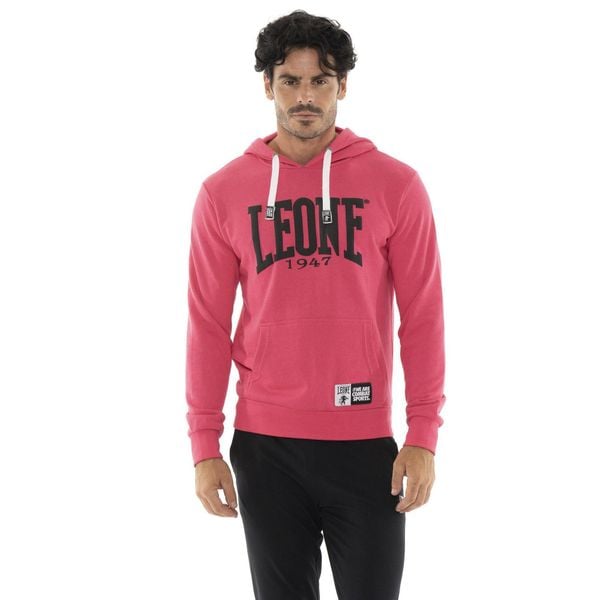 Bluza z bawełna z kaptur na co dzień na siłownię. Fioletowe bluzy sportowe męskie LEONE 1947 APPAREL, z bawełny. W wyprzedaży za 151.56 zł.