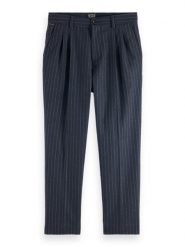Scotch & Soda Spodnie chino w kolorze granatowym rozmiar: W29/L32. Niebieskie spodnie materiałowe męskie Scotch & Soda, bez wzorów, z wełny. Za 162.49 zł.