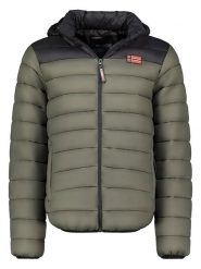 Geographical Norway Kurtka zimowa "Amigoclerc" w kolorze oliwkowym rozmiar: S. Brązowe kurtki męskie Geographical Norway, na zimę, s, bez wzorów, bez kaptura. Za 134.85 zł.