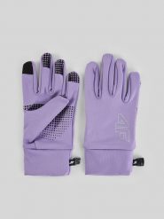 4F Rękawiczki dzianinowe Touch Screen dziecięce - fioletowe S/M. Fioletowe rękawiczki dziecięce 4f, z dzianiny, bez ramiączek. Za 59.99 zł.