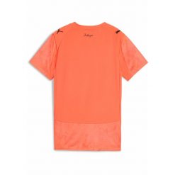Damska koszulka KIDSUPER × MANCHESTER CITY PUMA Neon Sun Black Orange. Brązowe bluzki damskie Puma, bez wzorów, sportowe, bez kołnierzyka, bez ramiączek. Za 439.00 zł.
