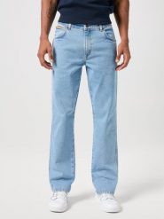 Wrangler Dżinsy - Regular fit - w kolorze błękitnym rozmiar: W30/L32. Niebieskie jeansy męskie Wrangler. Za 180.06 zł.