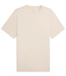 KOSZULKA męska PUMA ESS SMALL LOGO 682535-87 t-shirt bawełniana beżowa M. Brązowe t-shirty męskie Puma, m, bez wzorów, z bawełny, bez kołnierzyka. Za 99.00 zł.