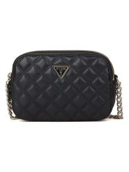 Guess Torebka w kolorze czarnym - 20 x 14 x 8 cm rozmiar: onesize. Czarne torebki klasyczne damskie Guess, z aplikacjami, z materiału, pikowane, bez dodatków. Za 409.97 zł.