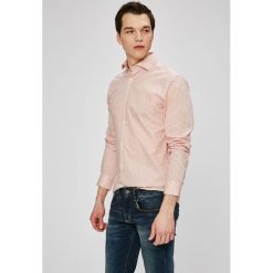 Selected - Koszula. Czerwone koszule męskie Selected, l, bez wzorów, z bawełny, bez kołnierzyka, bez ramiączek. W wyprzedaży za 69.90 zł.