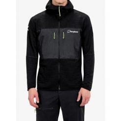Bluza polarowa męska Berghaus MTN Guide MW Hoody. Czarne bluzy bez kaptura męskie Berghaus, m, z polaru. Za 625.89 zł.