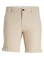 Jack & Jones Szorty "Fury" w kolorze beżowym rozmiar: L. Brązowe szorty męskie Jack & Jones, z bawełny, bez kołnierzyka. Za 123.53 zł.