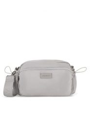 JENNY Torebka JNY-M-008-07 Szary. Szare listonoszki damskie Jenny, bez wzorów, z materiału, bez dodatków. Za 139.99 zł.