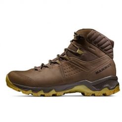 Buty trekkingowe męskie Mammut Mercury Iv Mid Gtx. Brązowe buty trekkingowe męskie Mammut, z materiału, za kostkę, bez zapięcia, trekkingowe. Za 849.99 zł.