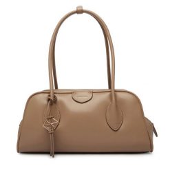 Torebka Calvin Klein. Brązowe torebki klasyczne damskie CALVIN KLEIN, bez wzorów, bez dodatków. Za 649.99 zł.