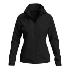 Kurtka Damska Lux Soft Shell. Czarne kurtki damskie Stedman, bez wzorów, bez kaptura. Za 345.99 zł.