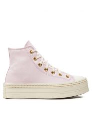 Converse Trampki Chuck Taylor All Star Modern Lift Platform Crafted Stitching A07578C Różowy. Czerwone trampki i tenisówki damskie Converse, bez wzorów, z materiału. Za 289.99 zł.