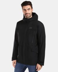 Męska płaszcz outdoorowy Kilpi AYRA-M. Czarne płaszcze męskie Kilpi, l, bez wzorów, z materiału, eleganckie. Za 731.89 zł.