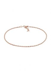 Elli Naszyjnik damski sznurkowy Twisted Basic Timeless Trend regulowany wykonany ze srebra próby 925 Sterling Silver Bransoletki na nogę 1 ct Damski. Szare bransoletki damskie Elli, na co dzień, srebrne. Za 243.99 zł.