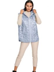 Heine Kamizelka pikowana w kolorze błękitnym rozmiar: 42. Niebieskie kamizelki damskie Heine. Za 82.83 zł.