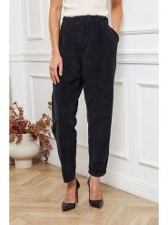 Joséfine Spodnie "Altazar" w kolorze czarnym rozmiar: L. Czarne spodnie materiałowe damskie Joséfine, bez wzorów, z materiału. Za 187.52 zł.