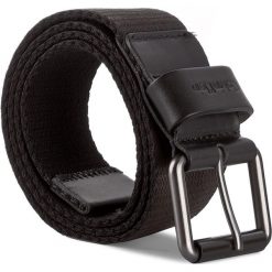 Pasek Męski CALVIN KLEIN - Wax Webbing Belt K50K502278 80 001. Czarne paski męskie CALVIN KLEIN, bez wzorów, z materiału. W wyprzedaży za 139.00 zł.