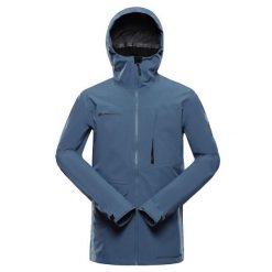 Kurtka męska trekkingowa wodoodporna 15.000 Alpine Pro Zarr 2. Niebieskie kurtki męskie Alpine Pro, m, bez wzorów, sportowe, bez kaptura. W wyprzedaży za 939.00 zł.