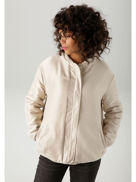 Aniston Kurtka przejściowa w kolorze beżowym rozmiar: 36. Brązowe kurtki damskie Aniston, bez wzorów, bez kaptura. Za 135.49 zł.