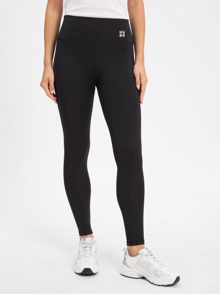 HUGO Legginsy - Noparda Kobiety Sztuczne włókno czarny, XL. Czarne legginsy damskie Hugo, s, bez wzorów, z włókna. Za 179.95 zł.