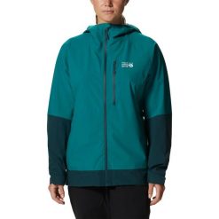 Kurtka turystyczna damska Mountain Hardwear Stretch Ozonic. Niebieskie kurtki damskie MOUNTAIN HARDWEAR, na zimę, xs, bez wzorów, bez kaptura. Za 999.00 zł.