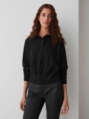 OPUS Bluzka "Geigi" w kolorze czarnym rozmiar: 42. Czarne bluzki damskie Opus, bez wzorów, bez kołnierzyka, bez ramiączek. Za 152.99 zł.