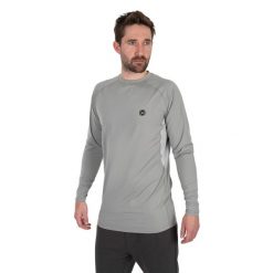 Koszulka z długim rękawem z ochroną UV Matrix. Szare koszulki męskie z długim rękawem FISH MATRIX, l, z elastanu. Za 244.50 zł.