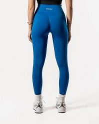 Damskie legginsy bezszwowe z wysokim stanem na fitness – niebieski. Niebieskie legginsy sportowe damskie AESTHETIC WOLF, l, bez wzorów, z dzianiny, z podwyższonym stanem, na fitness i siłownię. Za 269.99 zł.